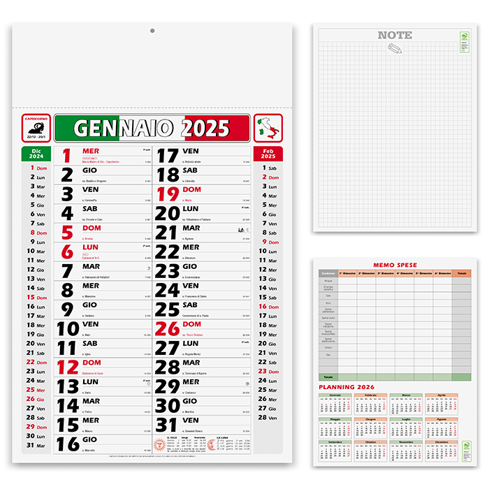Calendari Olandesi personalizzati ITALY